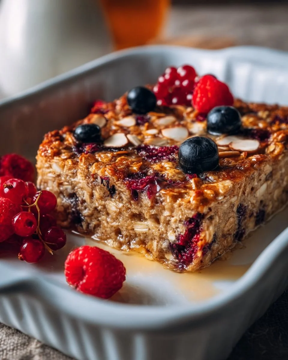 Delicious Baked Oatmeal For Your Healthy Morning