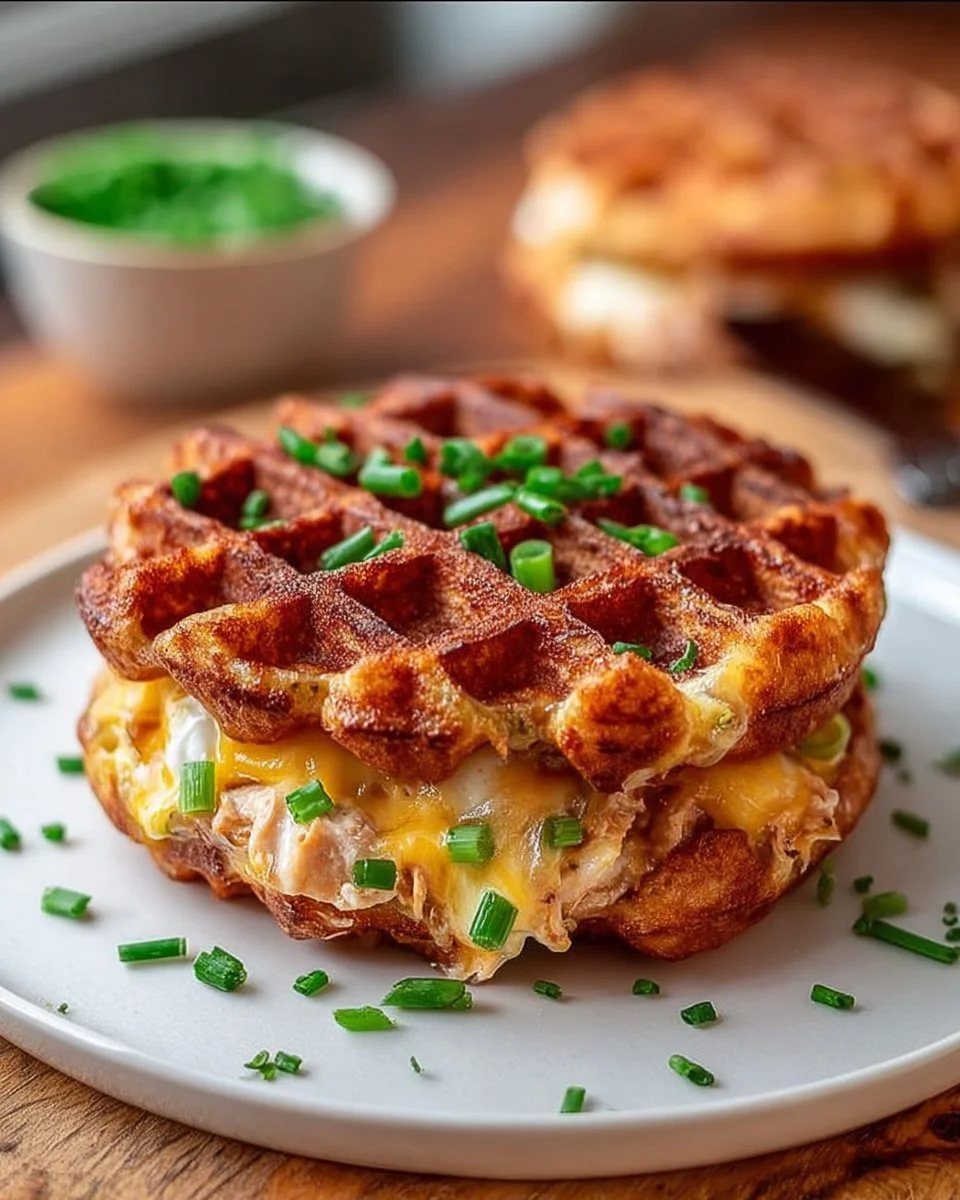 Healthy Tuna Melt Chaffle
