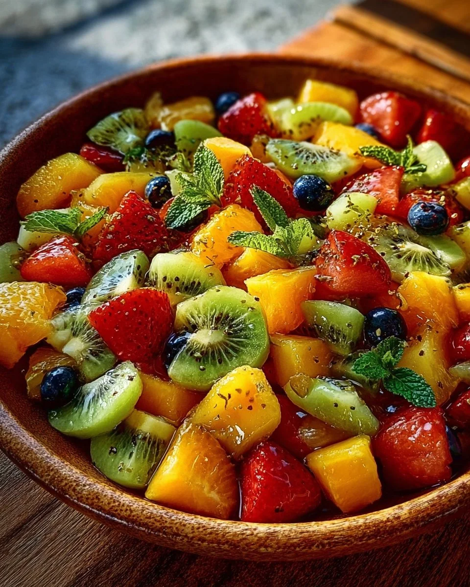 Heavenly Honey Lime Fruit Salad