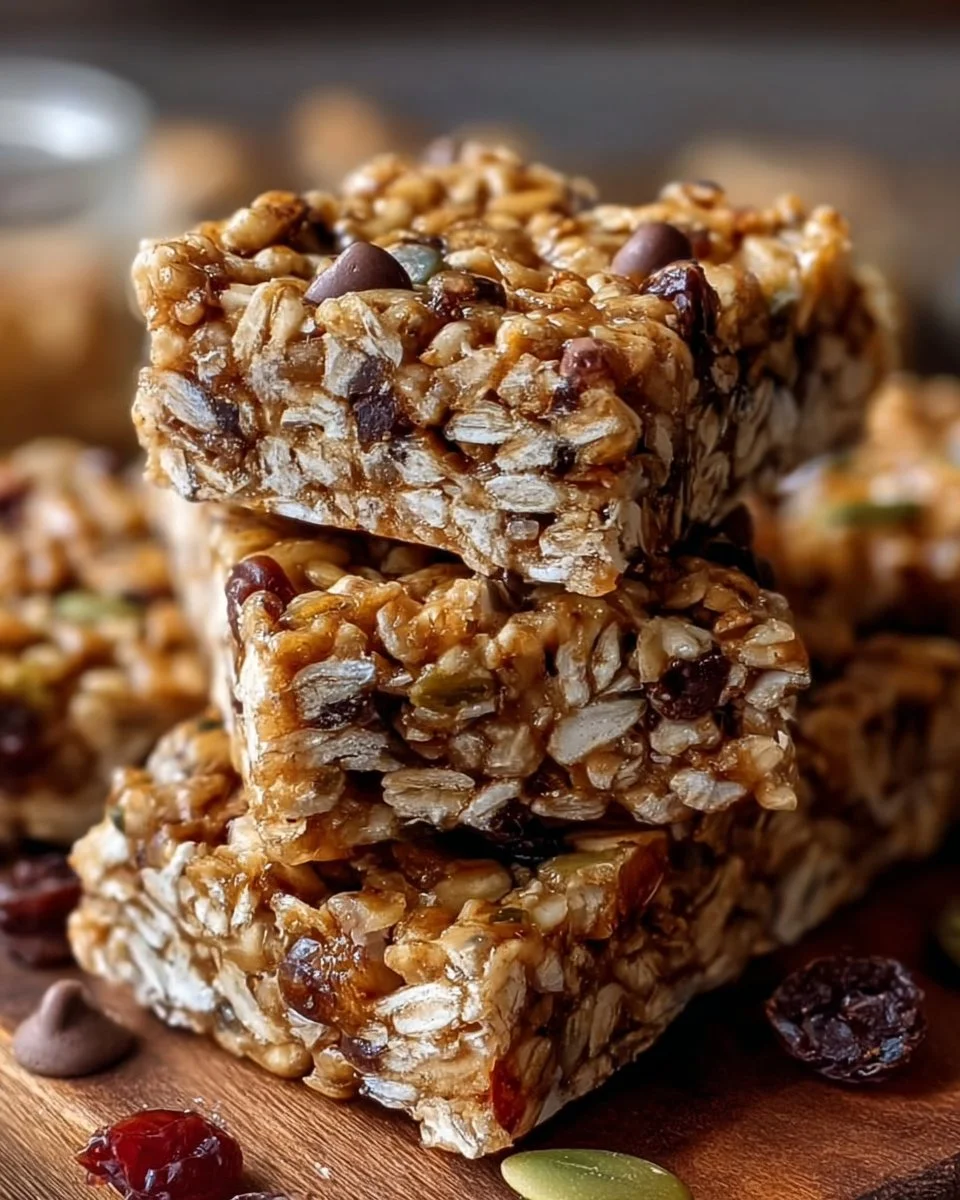 Homemade No Bake Granola Bars