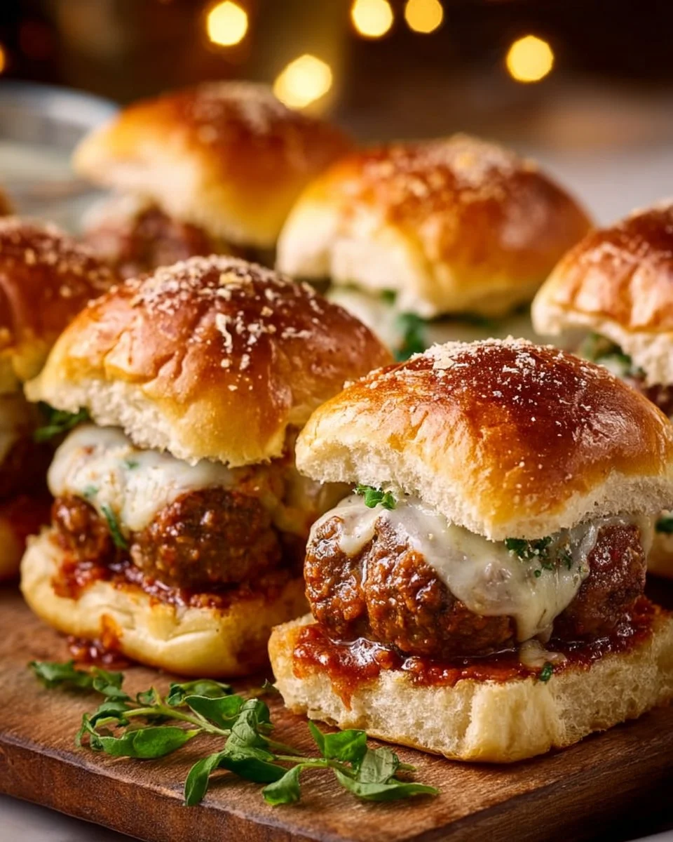 Irresistible Meatball Sliders on Hawaiian Rolls