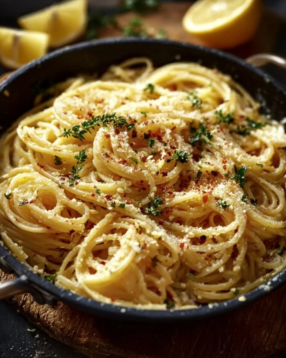 Lemon Garlic Pasta