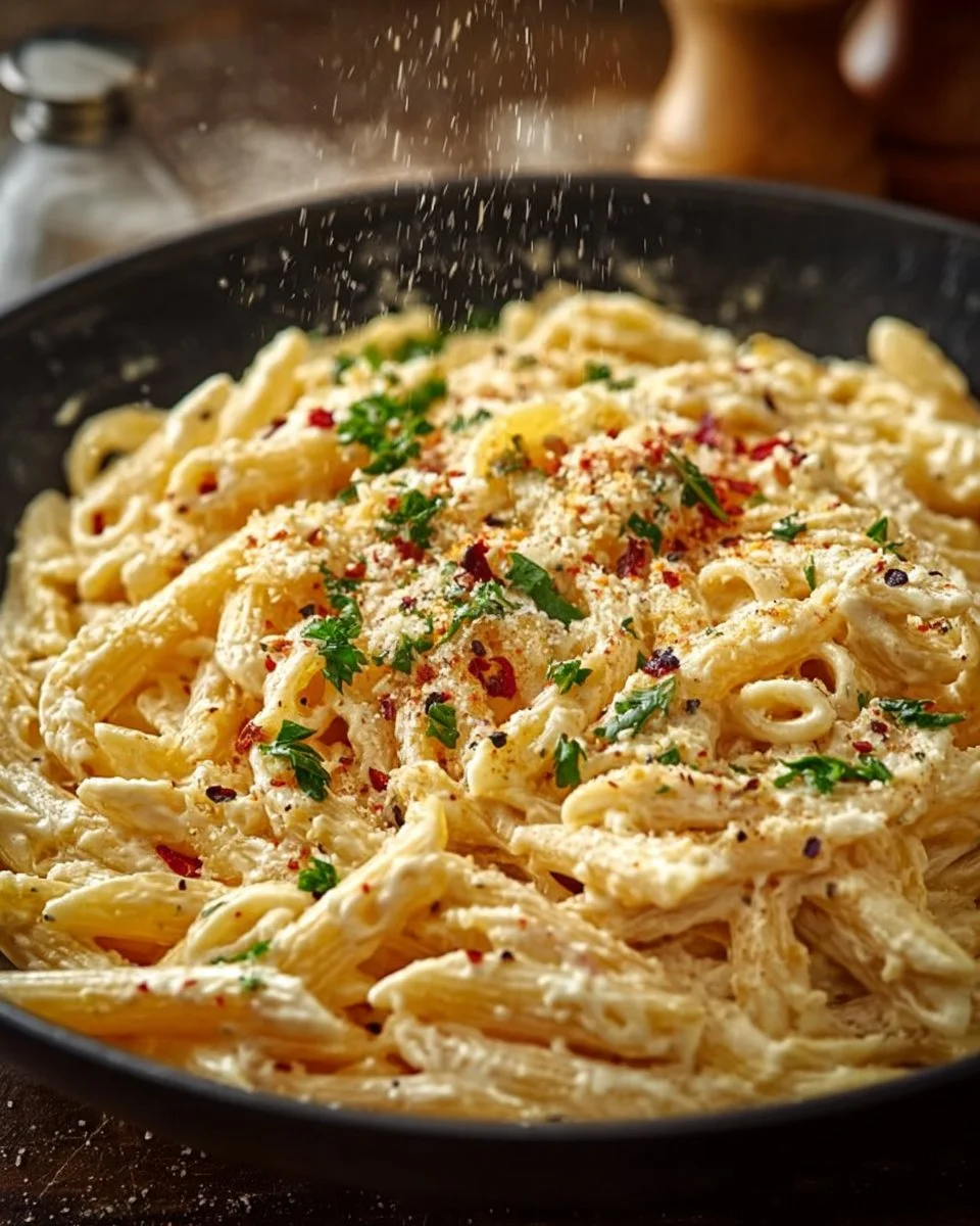 One Pot Creamy Garlic Pasta