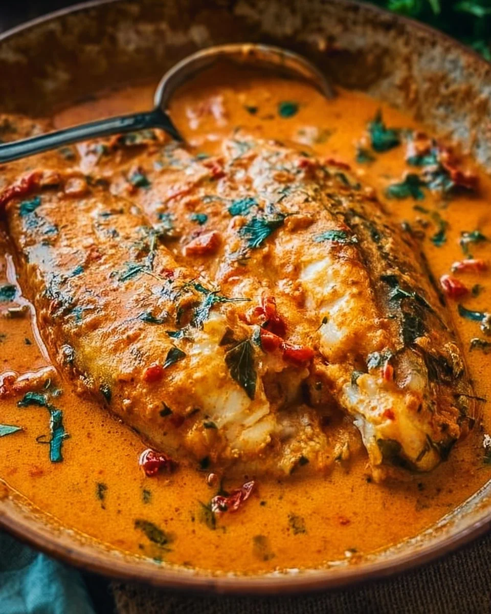 Quick Tilapia in Roasted Pepper Sauce