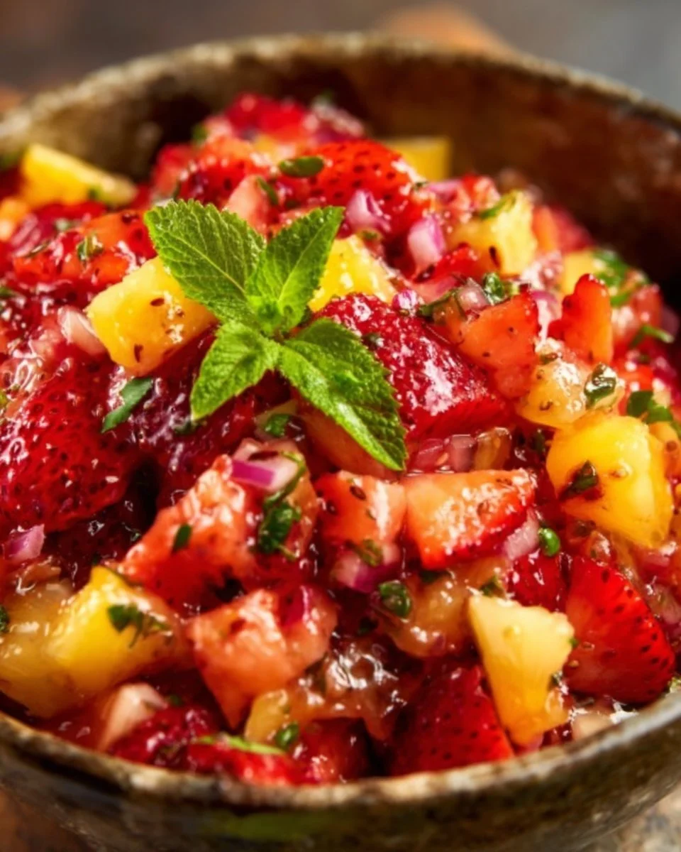 Strawberry Pineapple Salsa