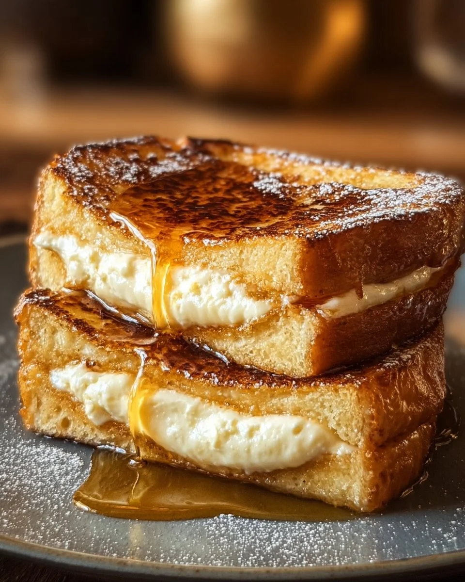 Stuffed Cream Cheese French Toast