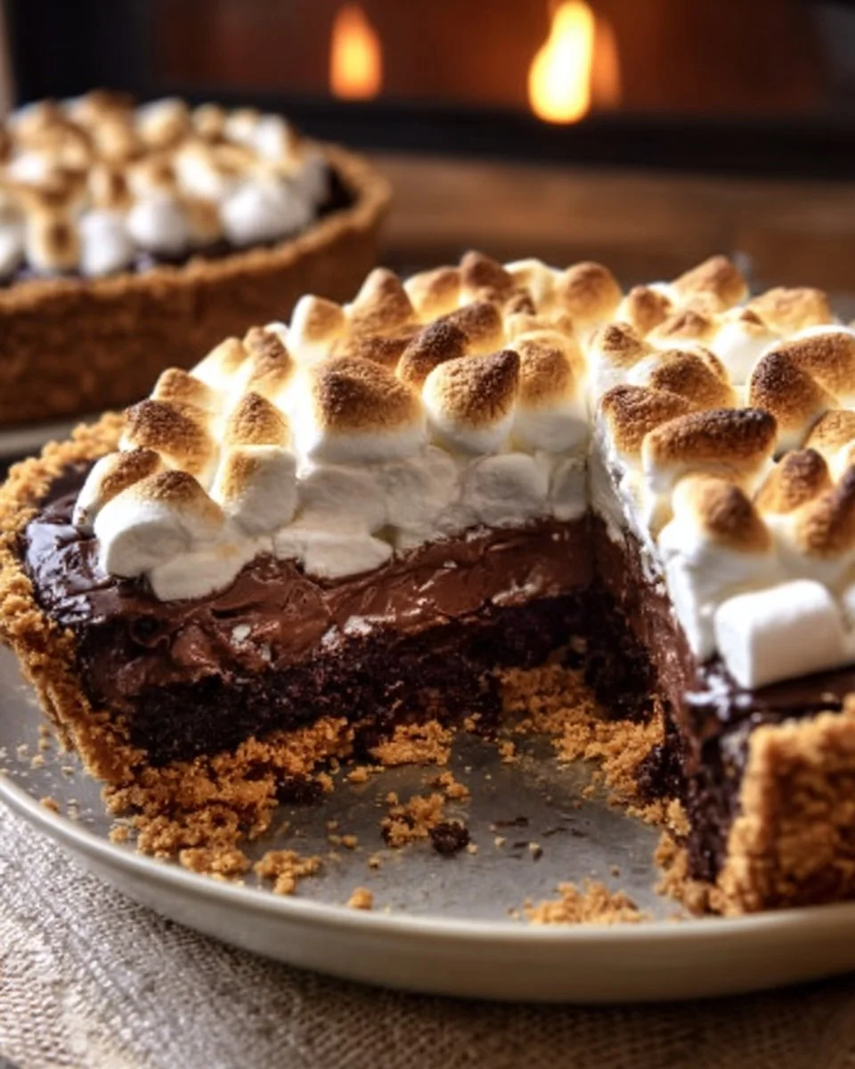 The Best S'mores Brownie Pie
