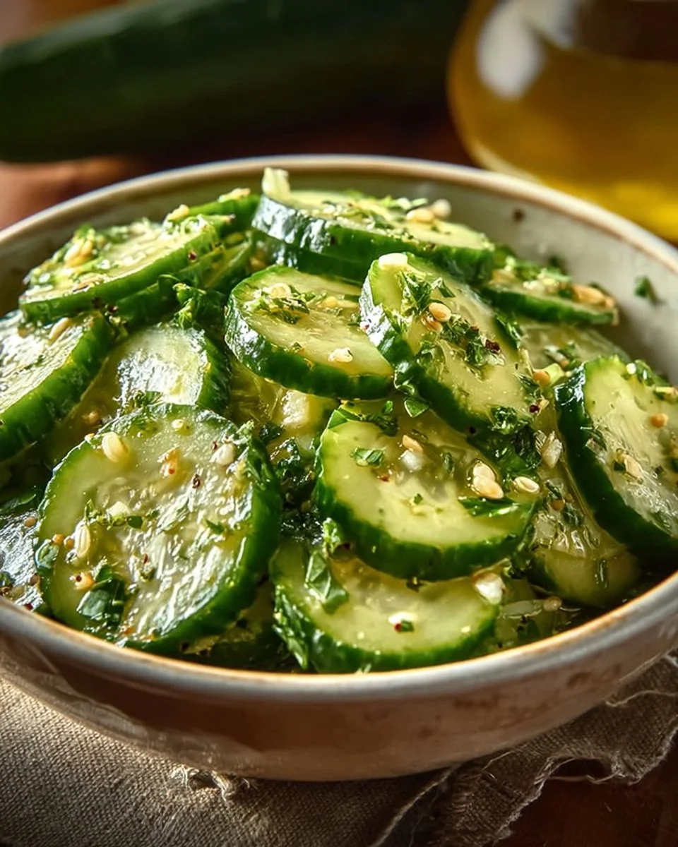 Zesty Honey Lime Cucumber Salad